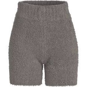 SOLD ----NWT SKIMS cozy grey knit shorts
